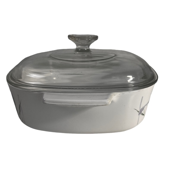 Corning Ware, Shadow Iris, Casserole with lid 2 Litre A-2-B Purple/White 1970's - Picture 3 of 10